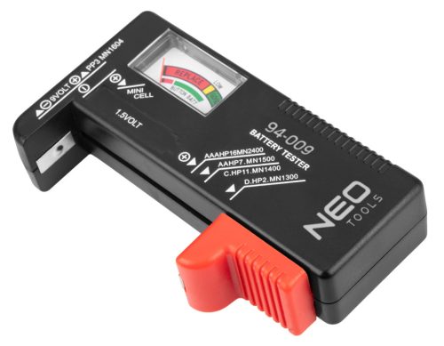 Neo Tools Akkumulátor és elemteszter, 1,5-9V-ig