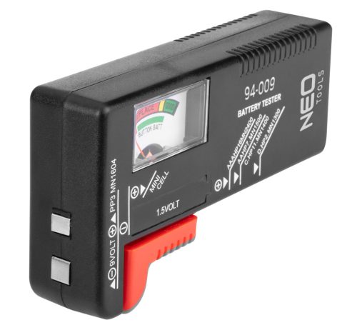 Neo Tools Akkumulátor és elemteszter, 1,5-9V-ig