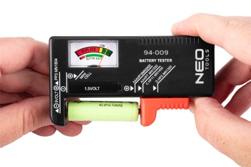 Neo Tools Akkumulátor és elemteszter, 1,5-9V-ig