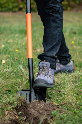 Neo Tools Ásólapát, hegyes, fém nyél, műanyag markolat