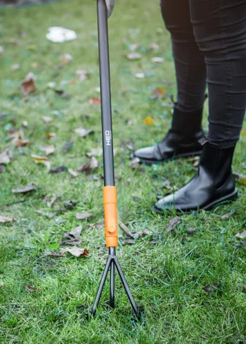 Neo Tools Kultivátor, acél, 230mm, 3 fogú, Neo Click System