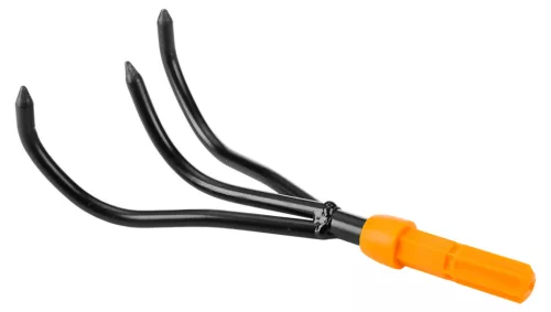 Neo Tools Kultivátor, acél, 230mm, 3 fogú, Neo Click System