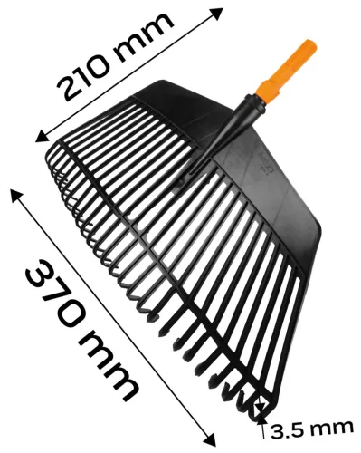 Neo Tools Gereblye, 26 fogú, 370mm, műanyag, Neo Click System