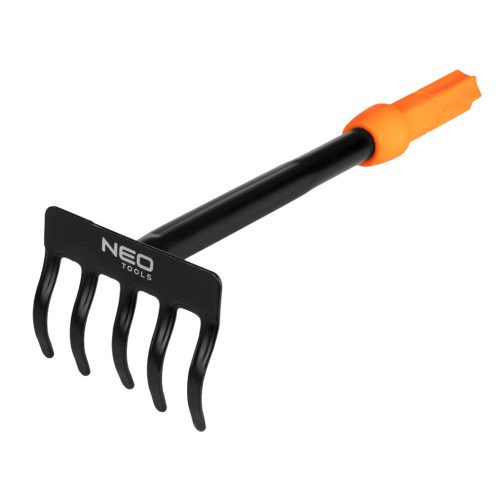 Neo Tools Gereblye 250mm, 5 fogú, acél, Neo Click System