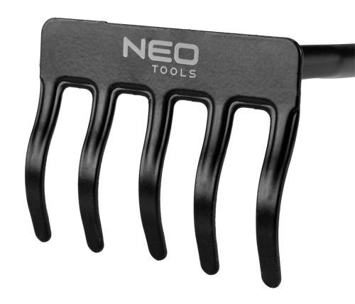 Neo Tools Gereblye 250mm, 5 fogú, acél, Neo Click System