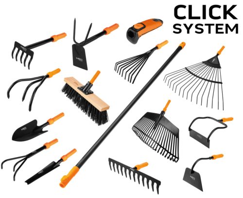 Neo Tools Gereblye 330mm, acél, Neo Click System