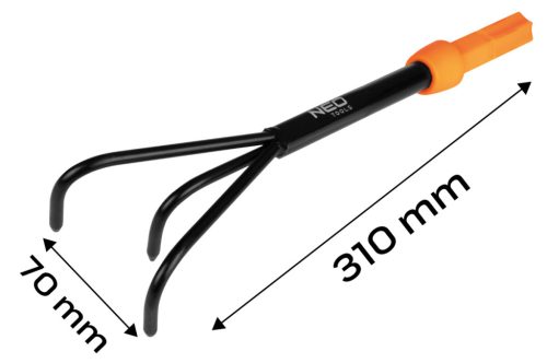 Neo Tools Kultivátor 310mm, acél, Neo Click System