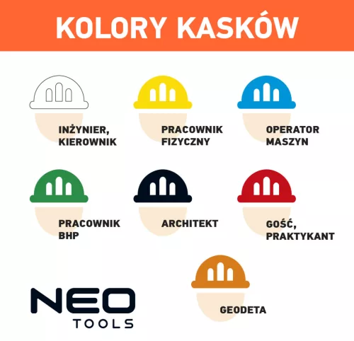 Neo Tools Védősisak, kék
