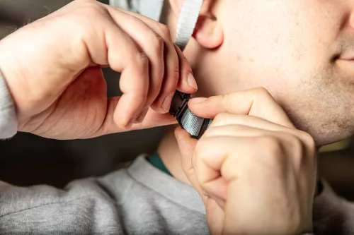 Neo Tools Állszíj védősisakokhoz, 4pontos, univerzális, min. rendelés: 5db