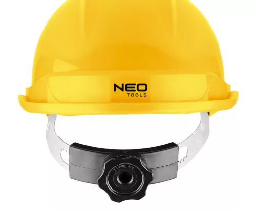 Neo Tools Védősisak állszíjjal, sárga