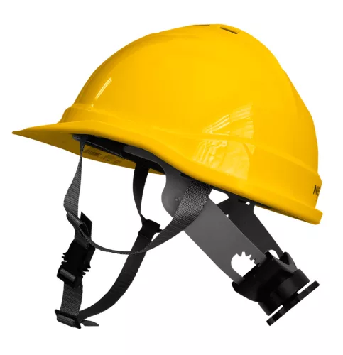 Neo Tools Védősisak állszíjjal, sárga