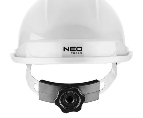 Neo Tools Védősisak állszíjjal, fehér