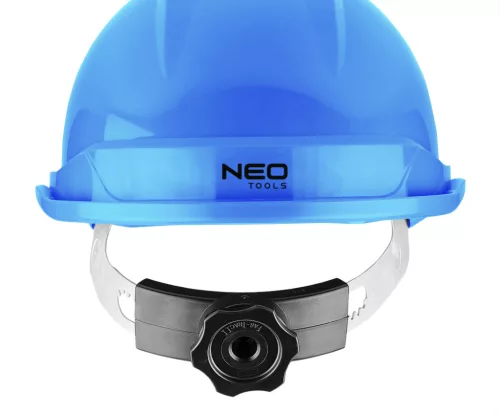 Neo Tools Védősisak állszíjjal, kék