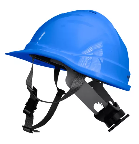 Neo Tools Védősisak állszíjjal, kék