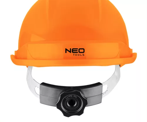 Neo Tools Védősisak állszíjjal, narancs