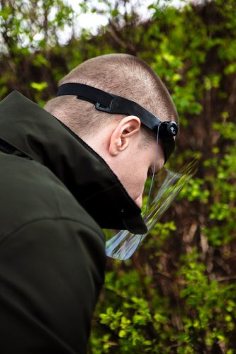 Neo Tools Arcvédő, 1mm, cserélhető plexivel