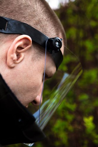 Neo Tools Arcvédő, 1mm, cserélhető plexivel