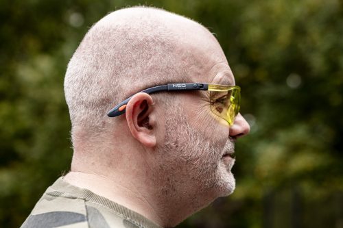 Neo Tools Védőszemüveg, polikarbonát, sárga lencse, állítható keret