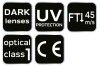 Neo Tools Védőszemüveg, szürke lencse, F osztályú védelem