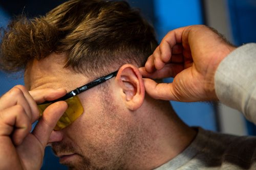 Neo Tools Védőszemüveg, sárga lencsékkel, állítható szárral