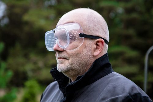 Neo Tools Védőszemüveg, fehér, B osztályú védelem, min. rendelés: 5db