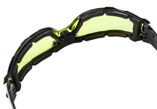 Neo Tools Védőszemüveg, polifoam porvédő peremmel, sárga lencsékkel, F osztályú ellenállósági osztályú