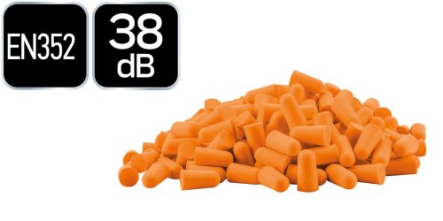 Neo Tools Füldugó 38dB, szilikon, 500pár