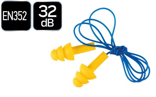 Neo Tools Füldugó 32dB, zsinórral, műanyag tárolódobozzal