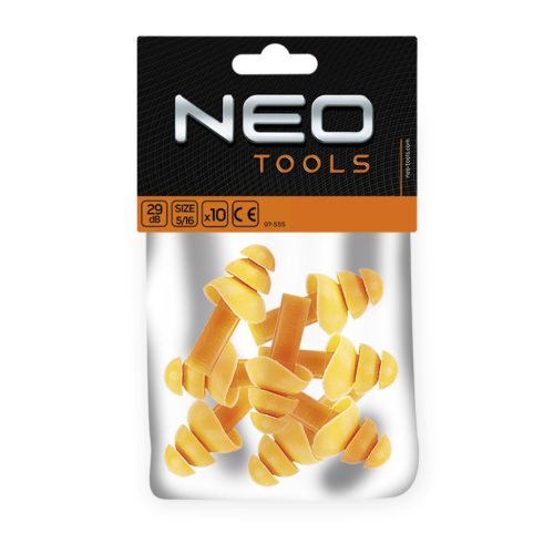 Neo Tools Füldugó 29dB, szilikon,  CE, 5pár