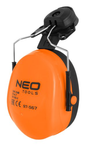 Neo Tools Fülvédő SNR 29dB, sisakra szerelhető, CE