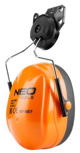 Neo Tools Fülvédő SNR 29dB, sisakra szerelhető, CE