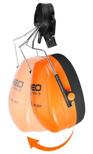 Neo Tools Fülvédő SNR 29dB, sisakra szerelhető, CE