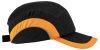 Neo Tools Munkavédelmi baseball sapka, merevítettl, fekete és narancssárga, CE