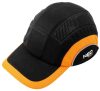 Neo Tools Munkavédelmi baseball sapka, merevítettl, fekete és narancssárga, CE
