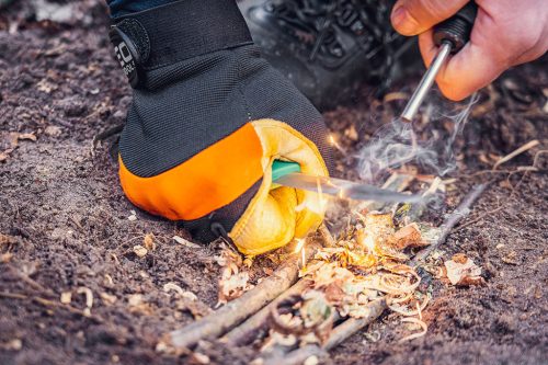 Neo Tools Munkakesztyű sertés színbőr, neoprén, 2121x, 10"