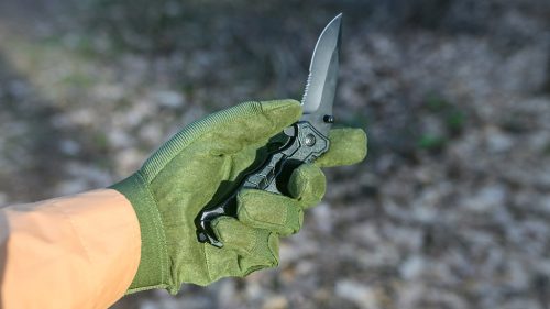 Neo Tools Munkakesztyű taktikai kesztyű szintetikus bőr, 9"