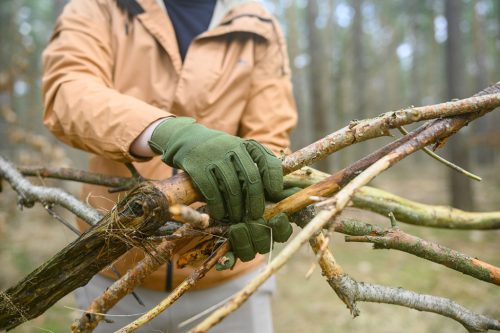 Neo Tools Munkakesztyű taktikai kesztyű szintetikus bőr, 9"