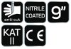 Neo Tools Munkakesztyű vágásbiztos kesztyű nitril bevonattal, 4x43D, 9"