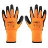 Neo Tools Munkakesztyű hőszigetelt, latex bevonatú poliészter, 2242x, 8"