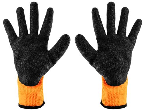 Neo Tools Munkakesztyű hőszigetelt, latex bevonatú poliészter, 2242x, 9"
