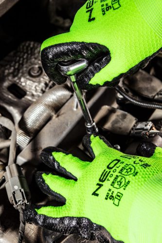 Neo Tools Munkakesztyű hőszigetelt, latex bevonatú akril anyag, 4142x, 8"