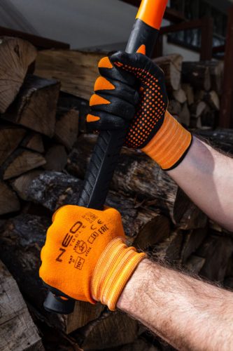 Neo Tools Munkakesztyű nylon, csúszásgátló pöttyökkel, 4131x, 10"