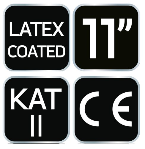 Neo Tools Munkakesztyű latex bevonatú poliészter, 3131x, 11"