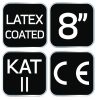 Neo Tools Munkakesztyű latex bevonatú poliészter, 3131x, 8"