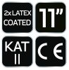 Neo Tools Munkakesztyű latex bevonatú poliészter (2 rétegű), 3141x, 11"