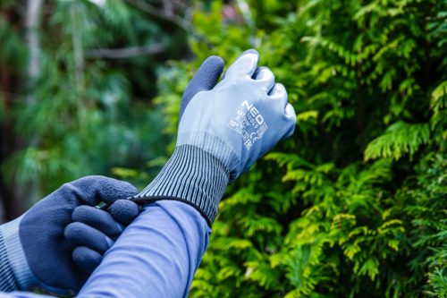 Neo Tools Munkakesztyű latex bevonatú poliészter (2 rétegű), 3141x, 9"