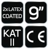 Neo Tools Munkakesztyű latex bevonatú poliészter (2 rétegű), 3141x, 9"