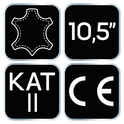 Neo Tools Munkakesztyű szürke hasított marhabőr, 4333x, 10.5"