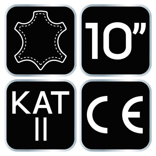 Neo Tools Munkakesztyű kecske bőr, tépőzáras, CE, 2122x, 10"