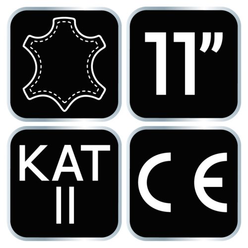 Neo Tools Munkakesztyű kecske bőr, tépőzáras, CE, 2122x, 11"